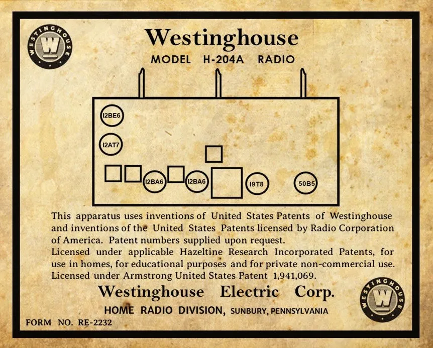WESTINGHOUSE-H204A-SOILED