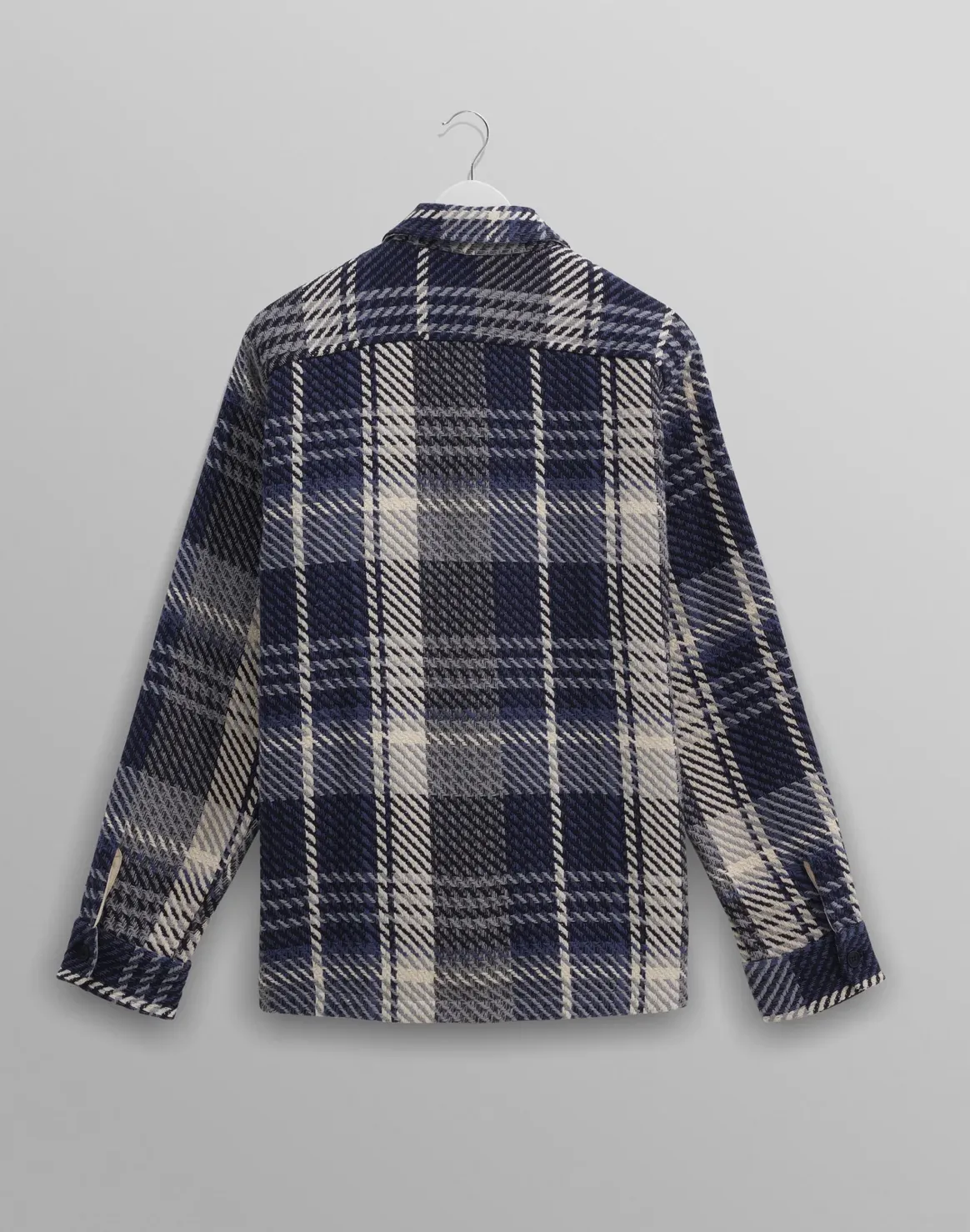 Whiting Overshirt - Spear Check Navy