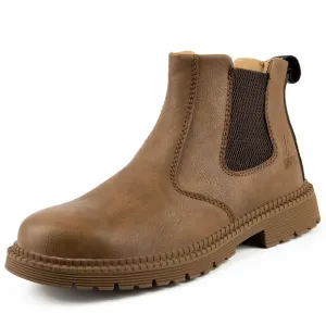 Winter Work Boots Leather shoes for Men Waterproof & Safety