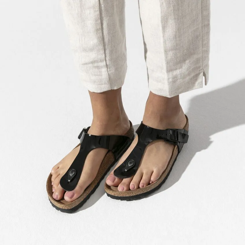 Women's Gizeh Birko-Flor Patent Sandals