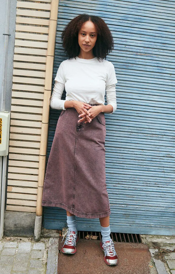 WOMEN'S SKIRT YOPDAY - OVER DYE PINK