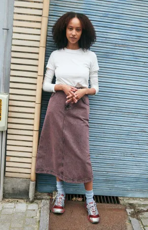 WOMEN'S SKIRT YOPDAY - OVER DYE PINK