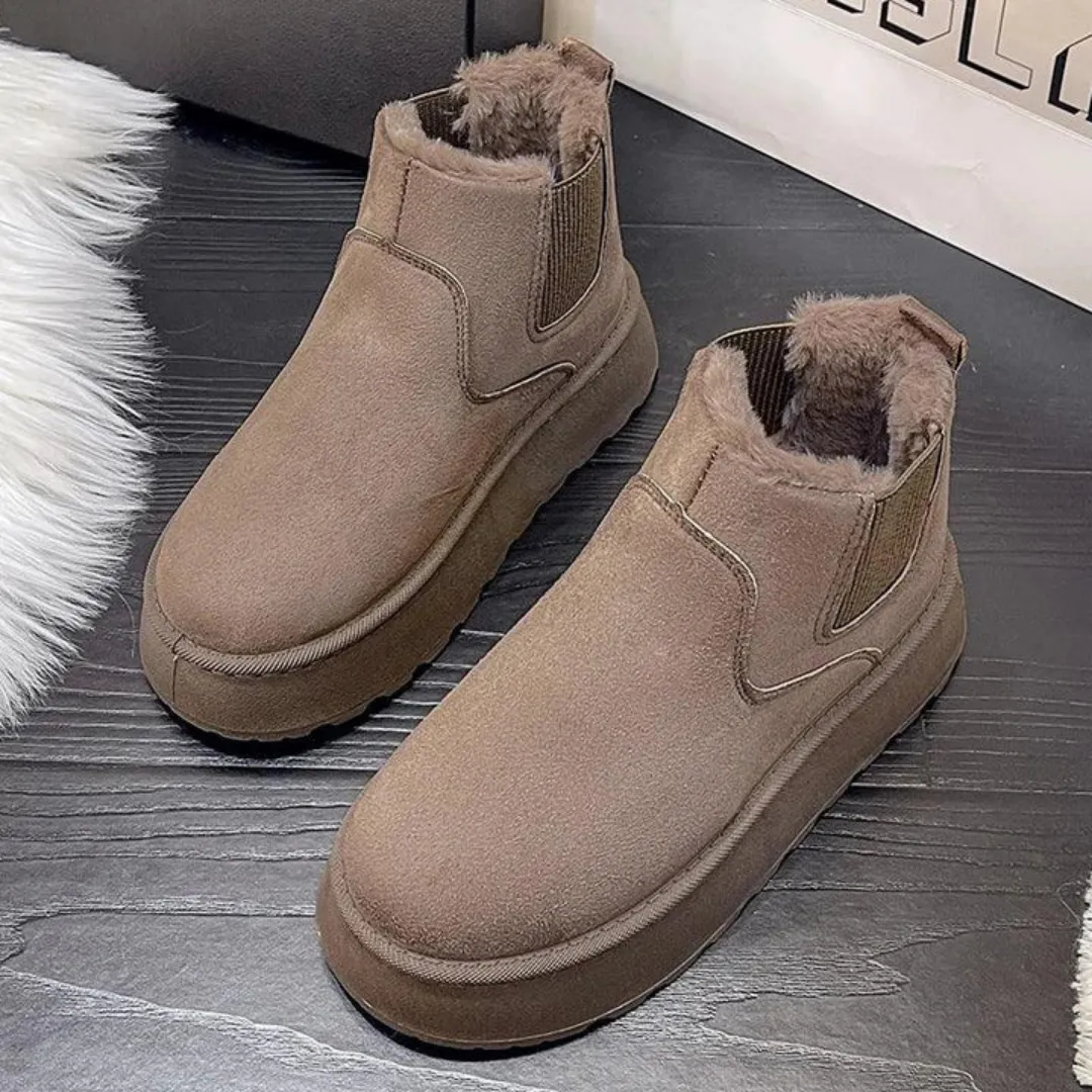 Women's Winter Slip On Boots | Platform