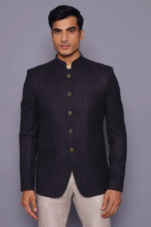 Wool Grey Bandhgala