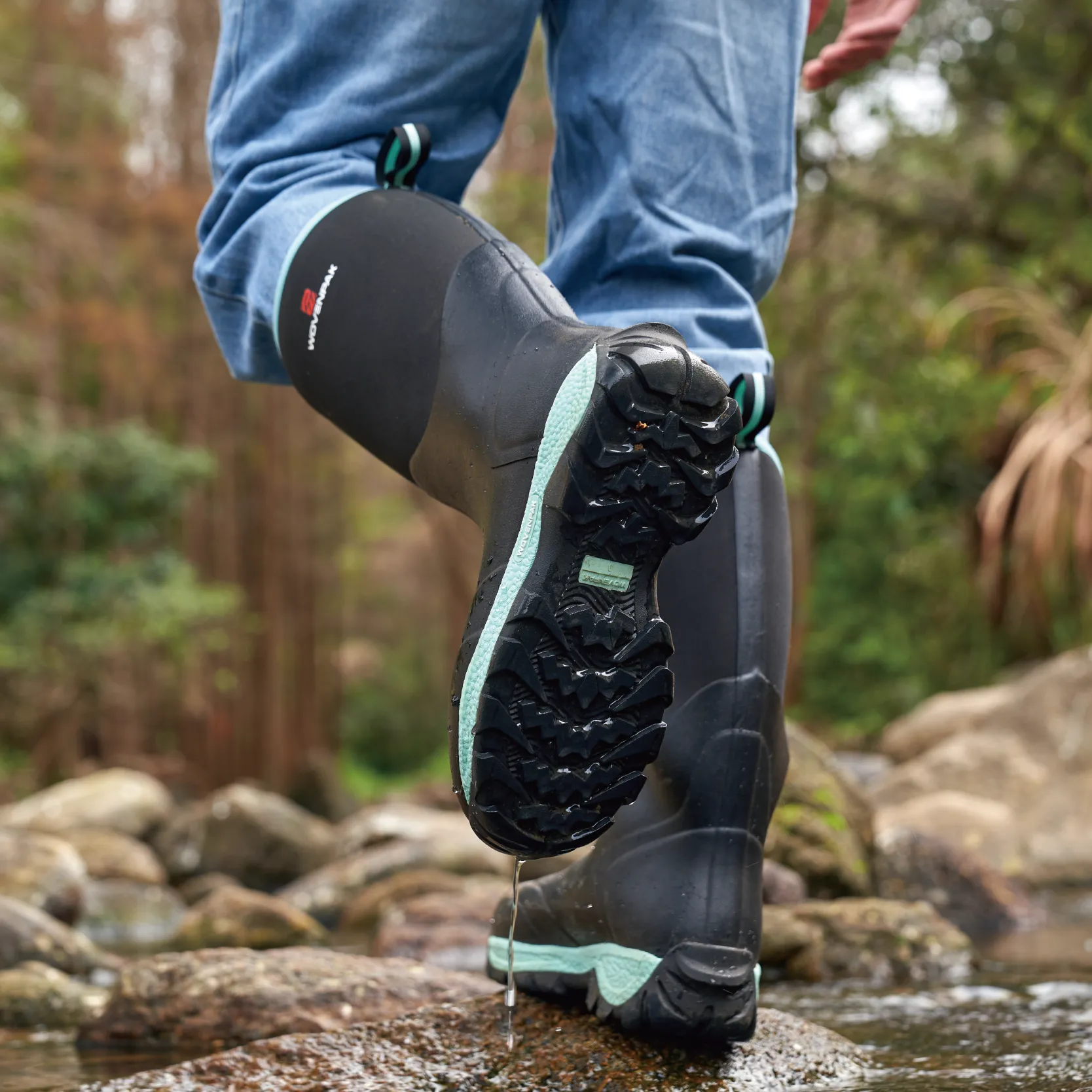 WOVENPAK Waterproof Rubber Boots for Women