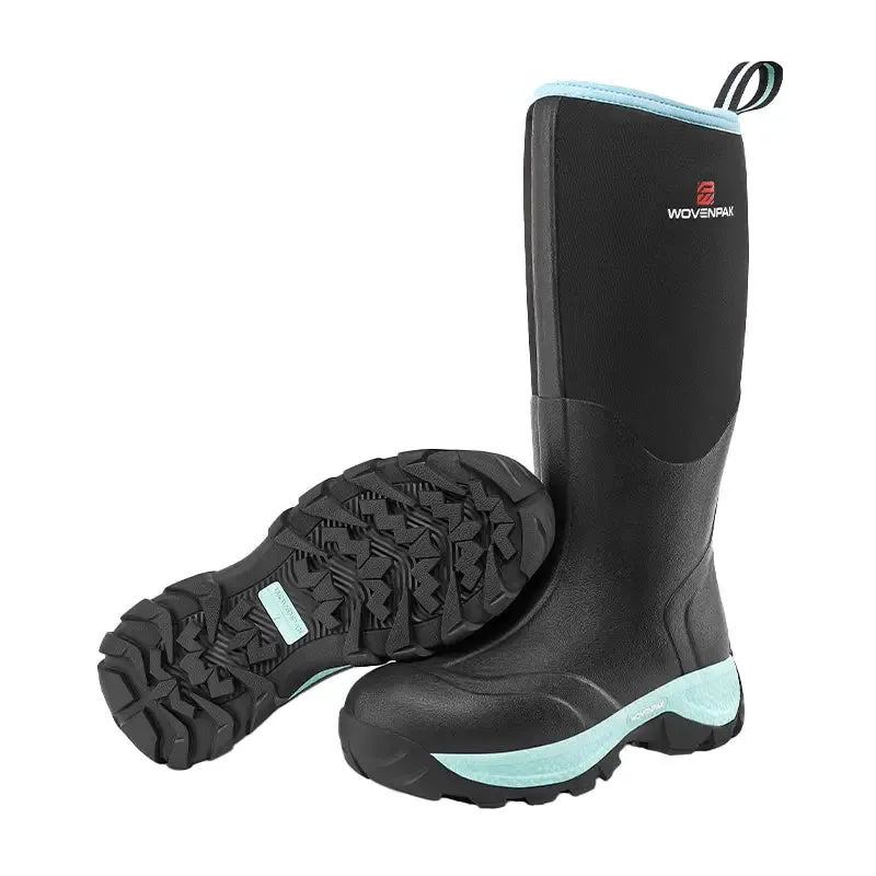 WOVENPAK Waterproof Rubber Boots for Women