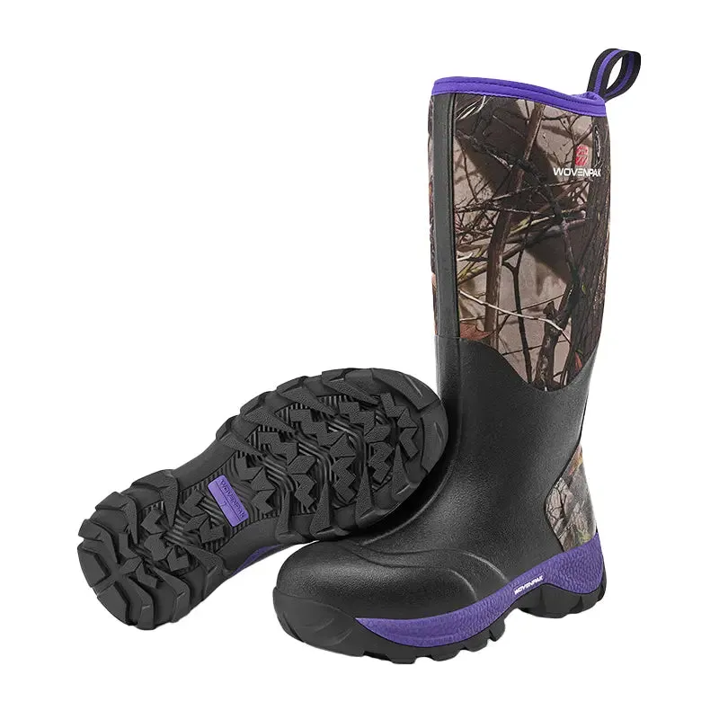 WOVENPAK Waterproof Rubber Boots for Women
