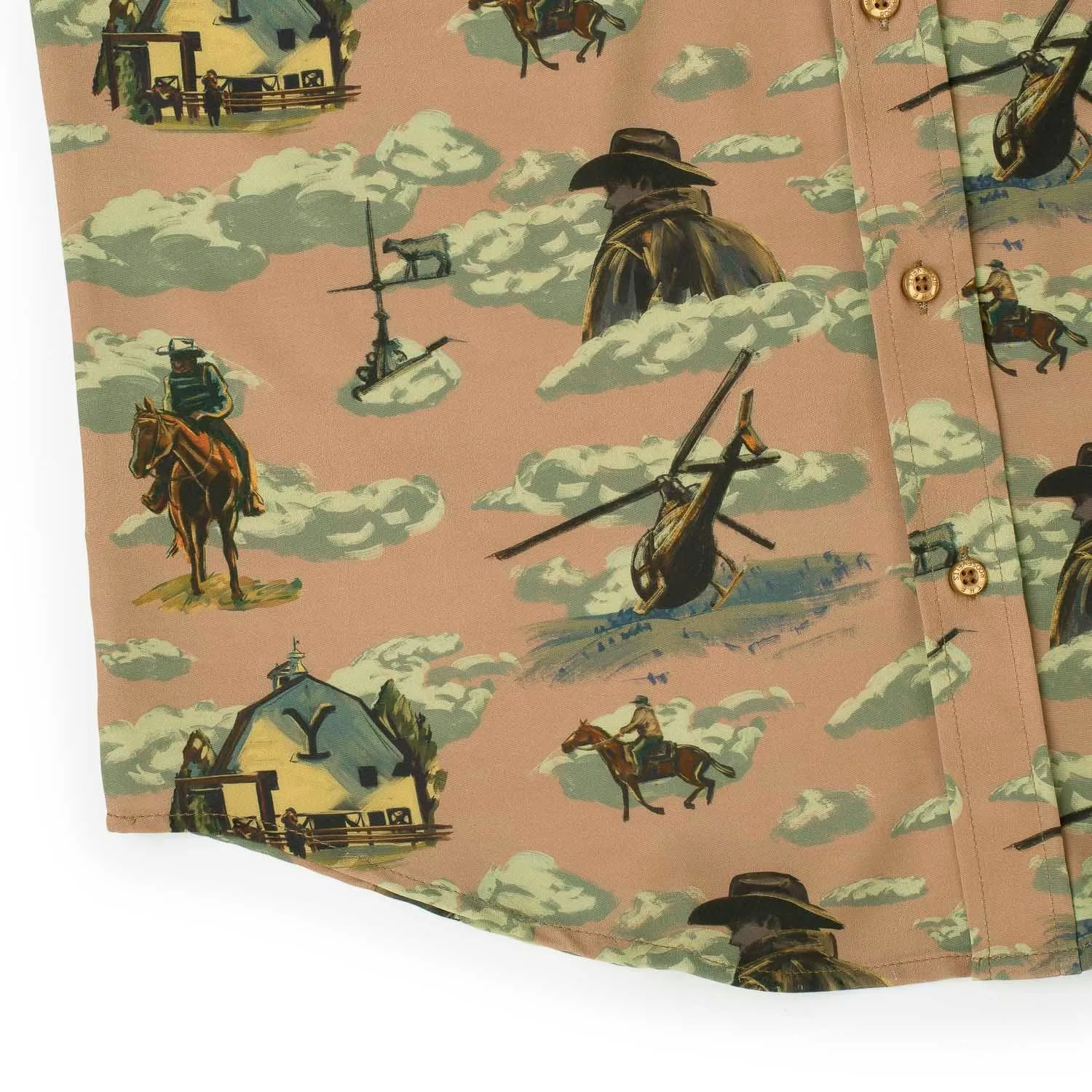 Yellowstone "Dutton Ranch" – KUNUFLEX Short Sleeve Shirt