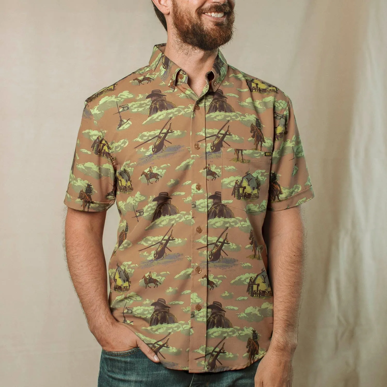 Yellowstone "Dutton Ranch" – KUNUFLEX Short Sleeve Shirt