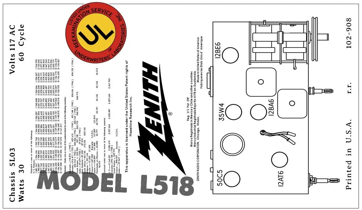 ZENITH-L518