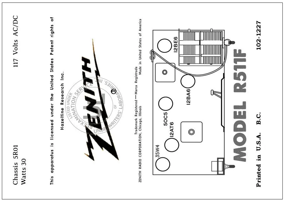 ZENITH-R511F