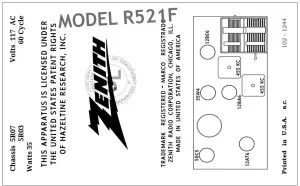 ZENITH-R521F