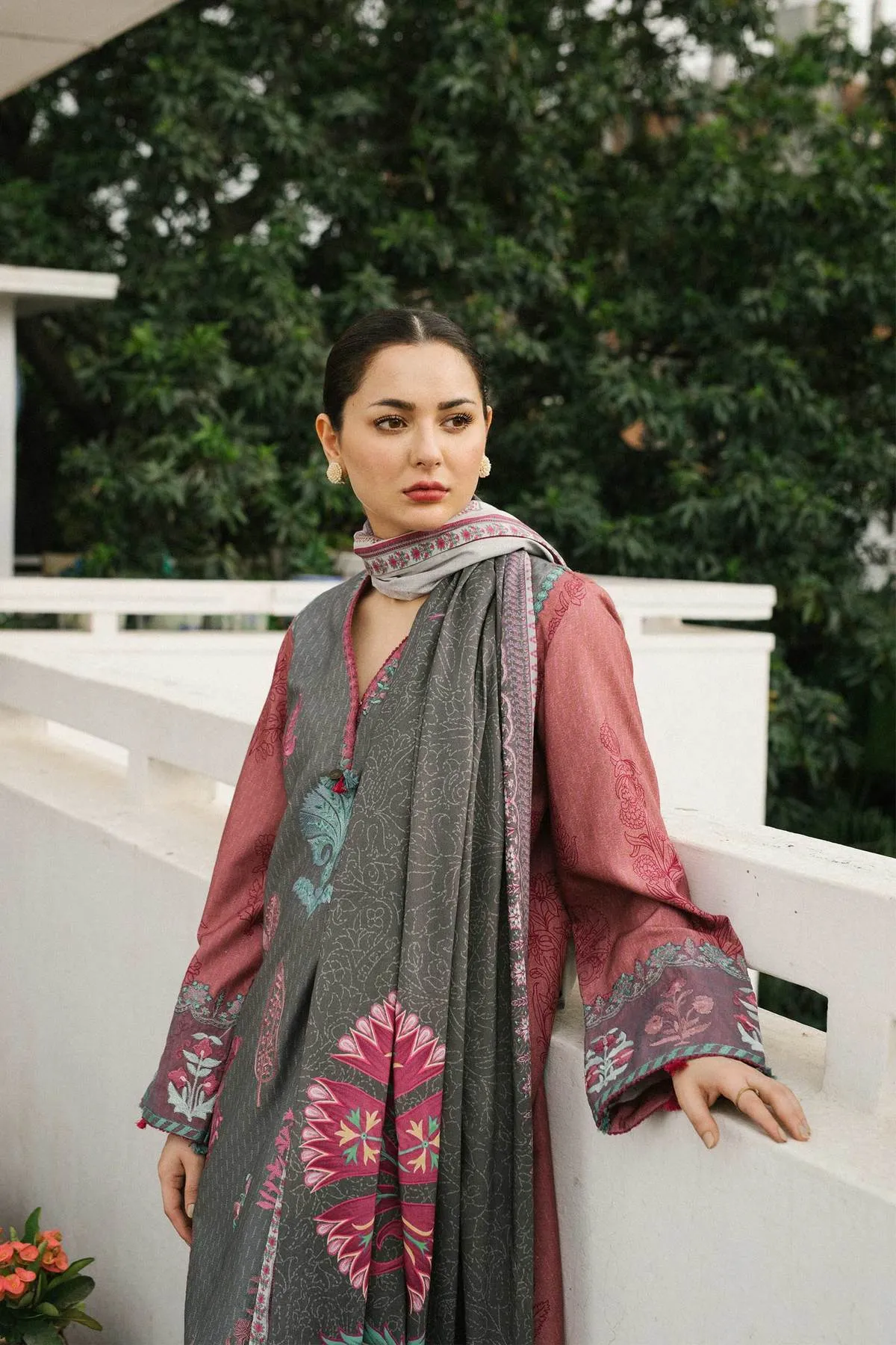 ZW21-6B |  Zara Shahjahan Coco Winter 2021 Collection | Unstitched Embroidered linen Suits