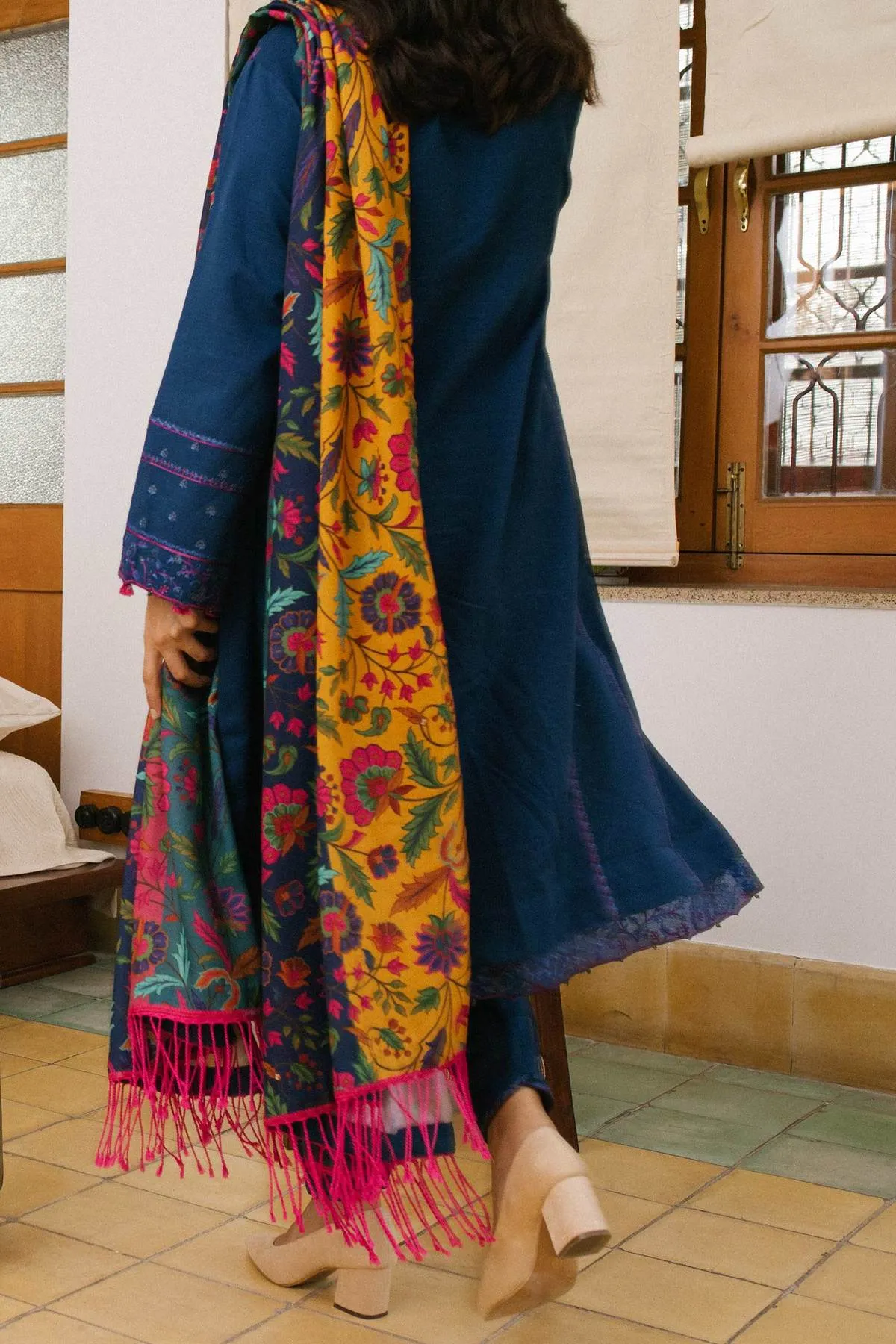ZW21-8B |  Zara Shahjahan Coco Winter 2021 Collection | Unstitched Embroidered Light Khaddar Suits
