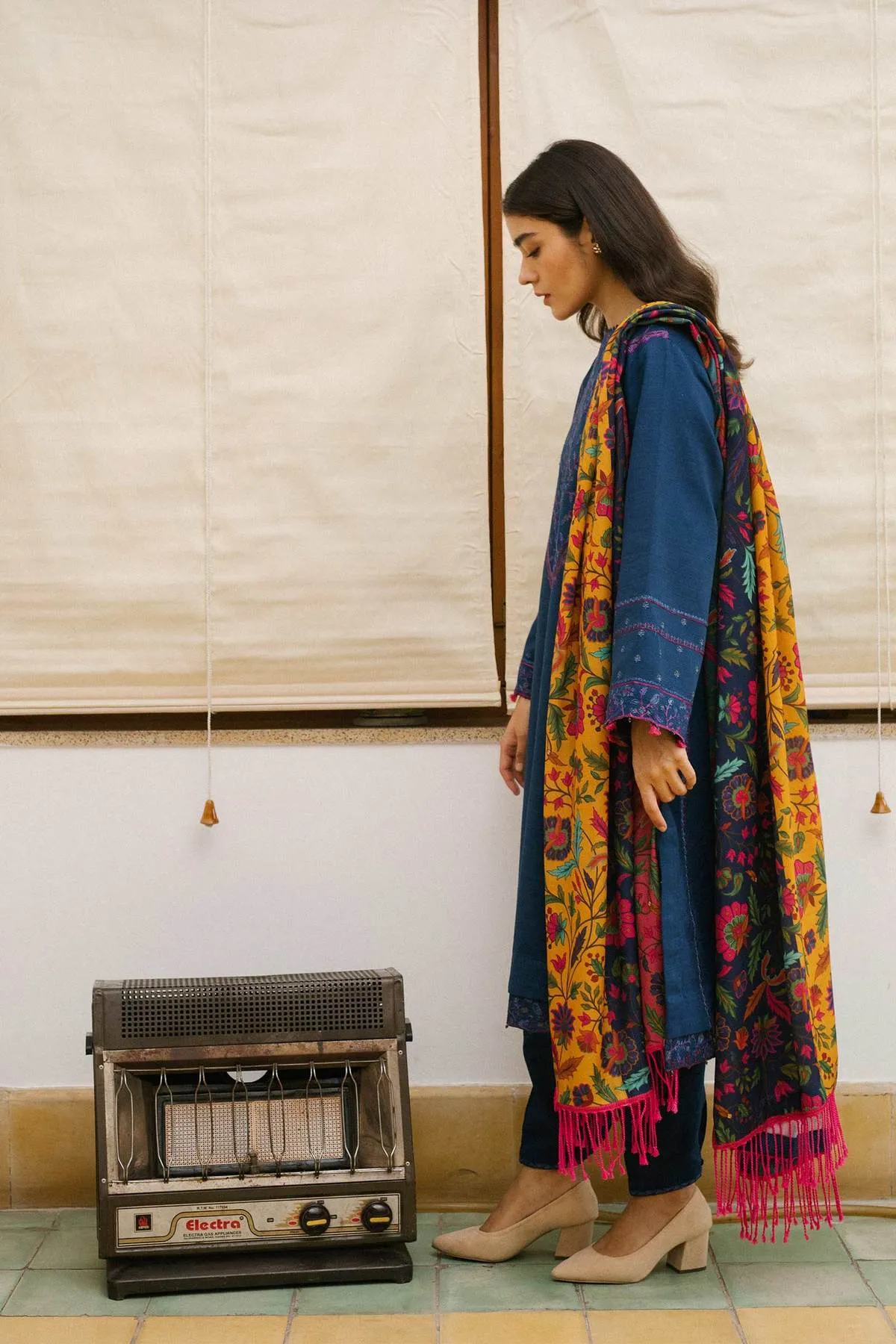 ZW21-8B |  Zara Shahjahan Coco Winter 2021 Collection | Unstitched Embroidered Light Khaddar Suits